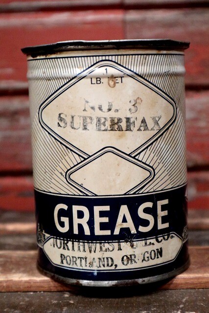 画像1: dp-220301-106 No.3 SUPERFAX / Vintage GREASE Can