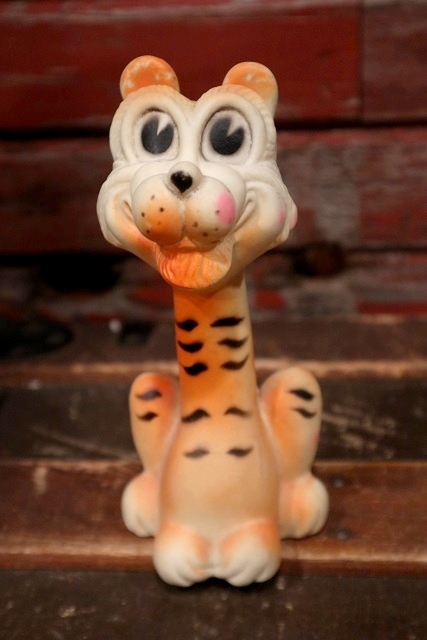 画像1: ct-220401-45 FORMULETTE / 1960's Tiger Squeaky Doll