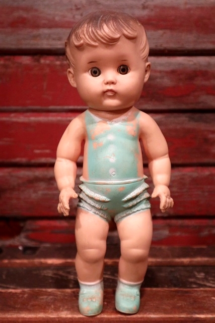 画像1: ct-220401-35 SUN RUBBER / 1956 Rubber Doll