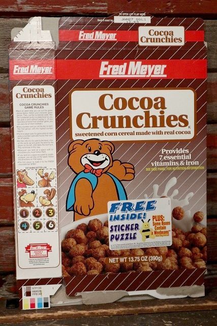 画像1: ct-220401-78 FRED MEYER / Cocoa Crunchies 1999 Cereal Box
