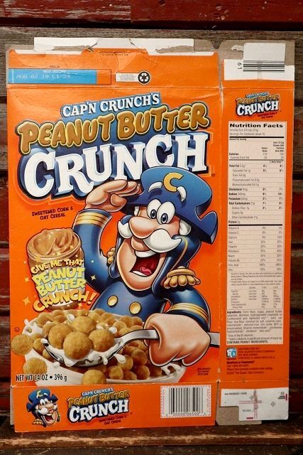 画像1: ct-220401-78 QUAKER / CAP'N CRUNCH'S 2007 PEANUT BUTTER CRUNCH Cereal Box