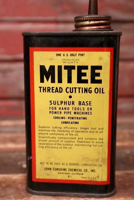 画像2: dp-220401-139 MITEE / THREAD CUTTING OIL Vintage Can