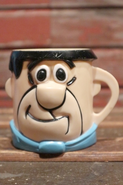画像1: ct-220401-21 Fred Flintstone / 1960's Plastic Mug