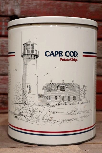 画像1: dp-220501-21 CAPE COD / Vintage Potato Chips Can