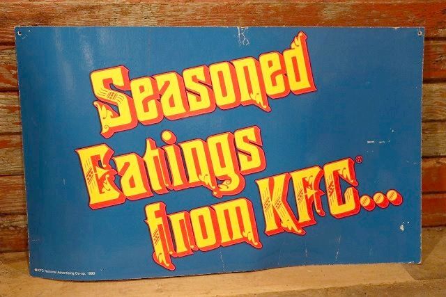 画像1: dp-220501-39 Kentucky Fried Chicken(KFC) / 1990's Paper Sign