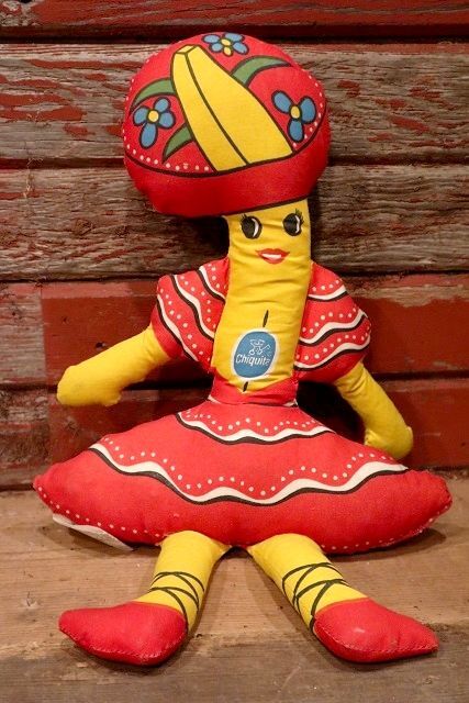 画像1: ct-220601-18 Chiquita Banana / 1970's Pillow Doll