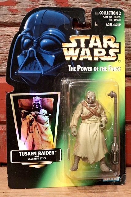 画像1: ct-211001-43 STAR WARS / POTF TUSKEN RAIDER with GADERFFII STICK Green Card