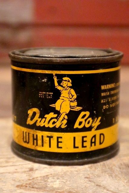 画像1: dp-220901-09 Dutch Boy / 1960's WHITE LEAD Can