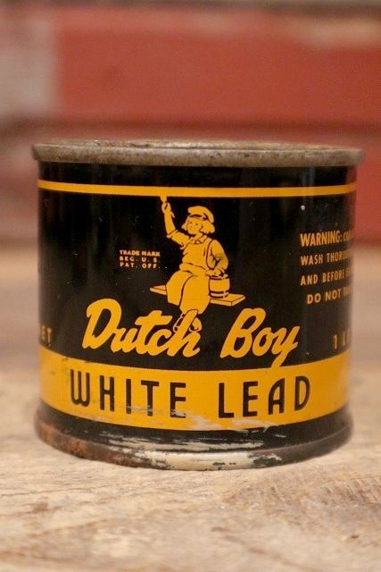 画像1: dp-220901-10 Dutch Boy / 1960's WHITE LEAD Can