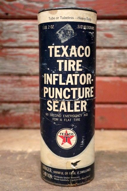 画像1: dp-220901-75 TEXACO / 1950's TIRE INFLATOR-PUNCTURE SEALER