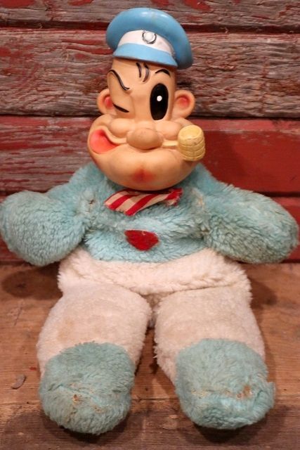 画像1: ct-220901-13 Popeye / Gund 1950's-1960's Rubber Face Doll