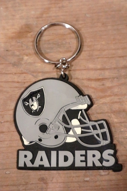 画像1: ct-221001-33 Oakland Raiders / 1990's Rubber Keyring