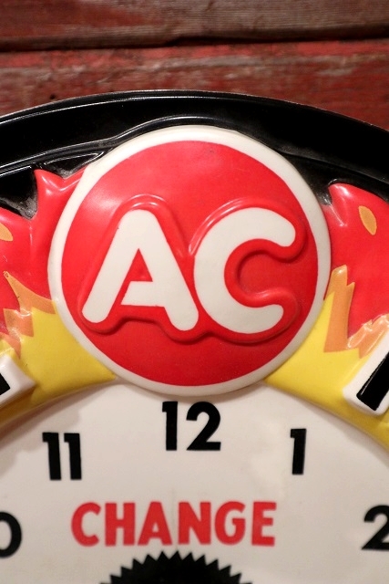 画像8: dp-221101-57 AC FIRE RING SPARK PLUGS / 1960's Lighted Clock