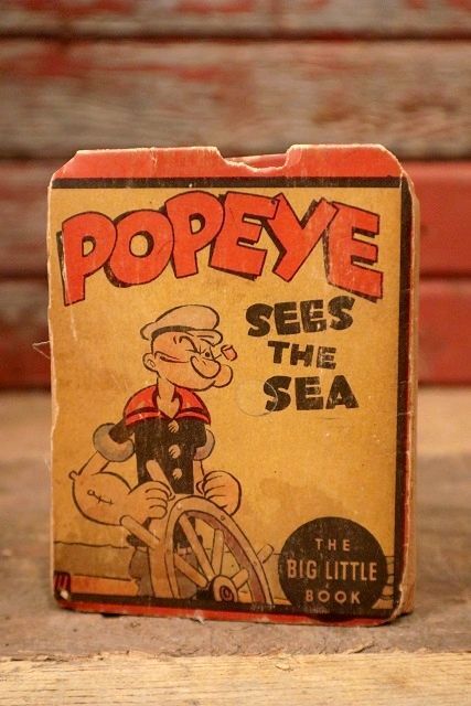 画像1: ct-220901-13 Popeye / 1936 "SEES TEH SEA" Book