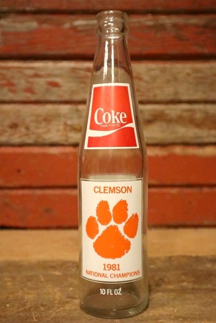 画像1: dp-230101-65 Clemson University / CLEMSON TIGERS 1981 National Champions Coca Cola Bottle