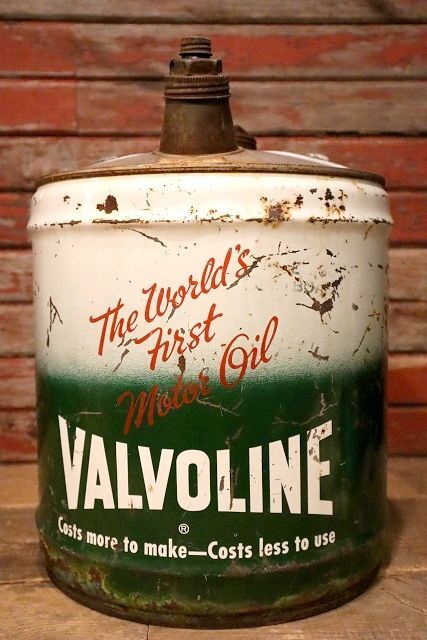 画像1: dp-230401-48 VALVOLINE / 1950's 5 U.S. GALLONS OIL CAN