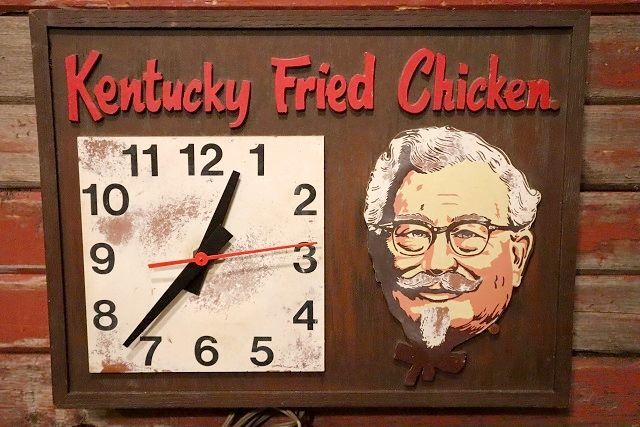 画像1: dp-230503-44 Kentucky Fried Chicken / 1980's Electric Clock