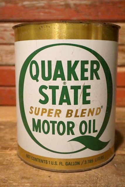 画像1: dp-230901-51 QUAKER STATE / ONE U.S. GALLON SUPER BLEND MOTOR OIL CAN
