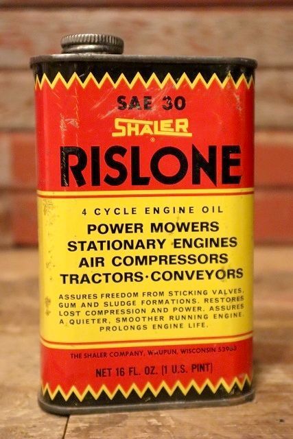 画像1: dp-230901-99 SHALER RISLONE / 4 CYCLE ENGINE OIL 16 FL.OZ Can