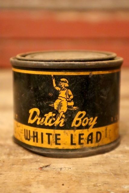 画像1: dp-231012-41 Dutch Boy / 1960's WHITE LEAD Can