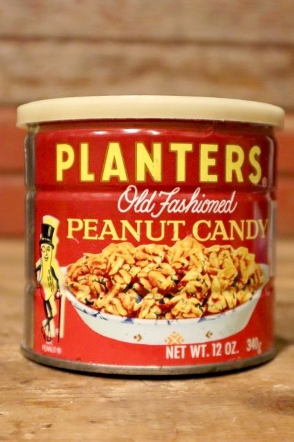 画像1: dp-231016-03 PLANTERS / MR.PEANUT 1980's-1990's PEANUT CANDY CAN