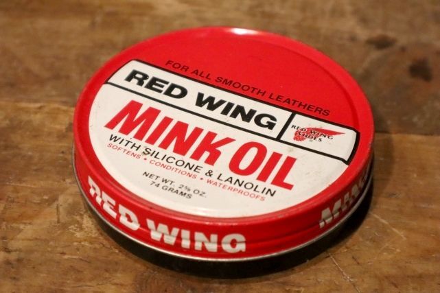 画像1: dp-231012-84 RED WING MINK OIL / Vintage Tin Can