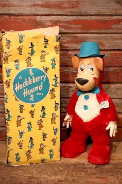 画像1: ct-231001-04 Huckleberry Hound / Knickerbocker 1950's Rubber Face Doll