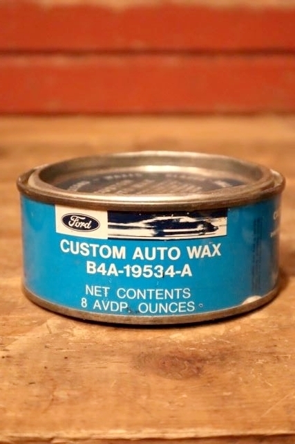 画像1: dp-231012-87 Ford / 1966 CUSTOM AUTO WAX 8 OZ. CAN