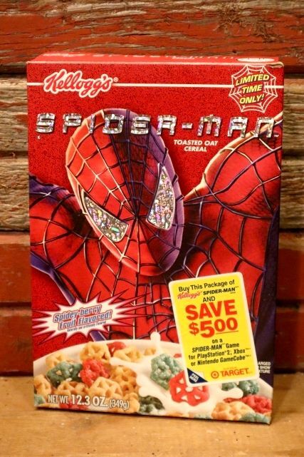 画像1: ct-231101-21 SPIDER-MAN / Kellogg's 2002 Cereal Box