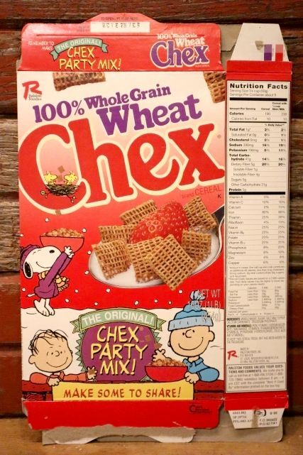 画像1: ct-231101-21 PEANUTS / Chex 1990's Cereal Box (B)