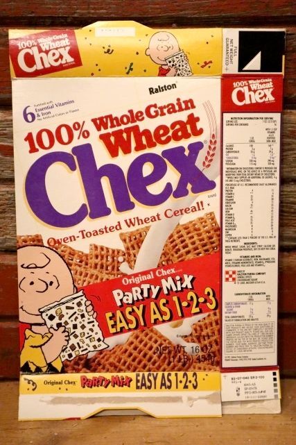 画像1: ct-231101-21 PEANUTS / Chex 1990's Cereal Box (D)