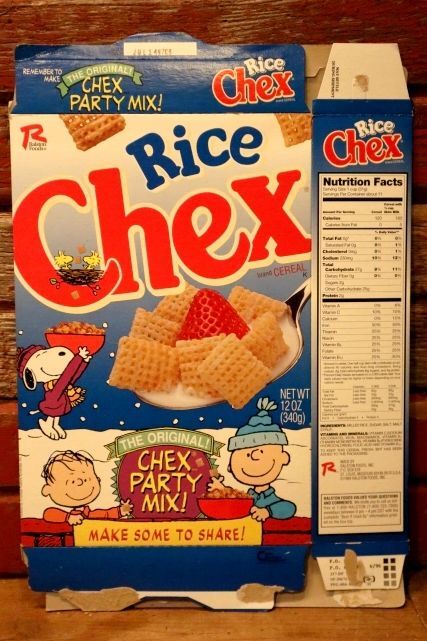 画像1: ct-231101-21 PEANUTS / Chex 1990's Cereal Box (G)