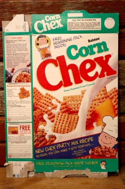 画像1: ct-231101-21 PEANUTS / Chex 1990's Cereal Box (L)
