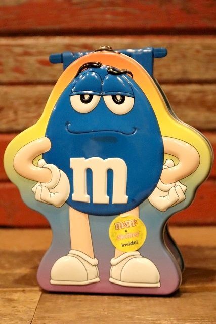 画像1: ct-230101-15 Mars / M&M's 2000's Blue Tin Can