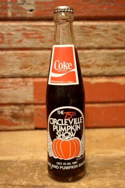 画像1: dp-240207-11 THE 75th CIRCLEVILLE PUMPKIN SHOW / 1981 Coca Cola Bottle