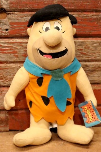 画像1: ct-240214-91 Fred Flintstone / Toy Factory 1990's Plush Doll