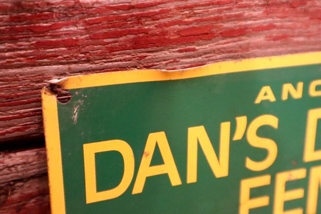 画像3: dp-240207-22 DAN'S DRILLING FENCE Metal Sign