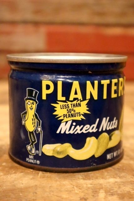 画像1: dp-240214-54 PLANTERS / MR.PEANUT 1980's Mixed Nuts Can