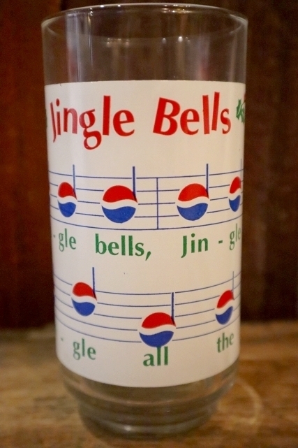 画像3: gs-250205-49 PEPSI 1990's HOLIDAY GLASS "Jingle Bells"