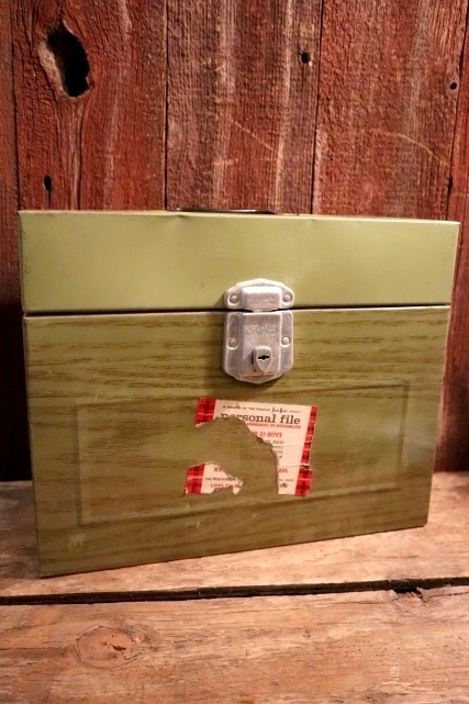 画像1: dp-250320-05 Skotch Kooler PORTA FILE 1970's Metal  File Box