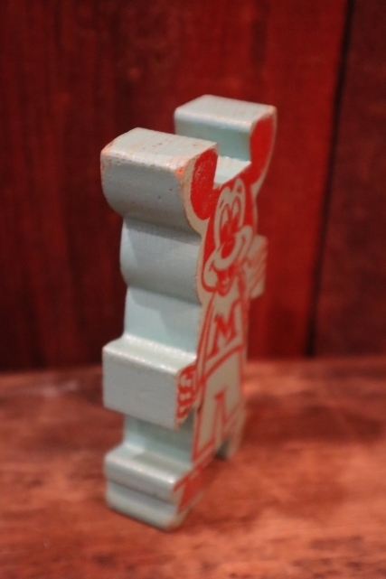 画像3: ct-250319-01 Mickey Mouse 1960's Stormbecker "ACROBATS" Wooden Figure (E)