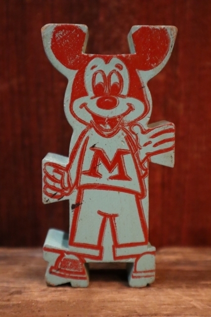 画像2: ct-250319-01 Mickey Mouse 1960's Stormbecker "ACROBATS" Wooden Figure (E)