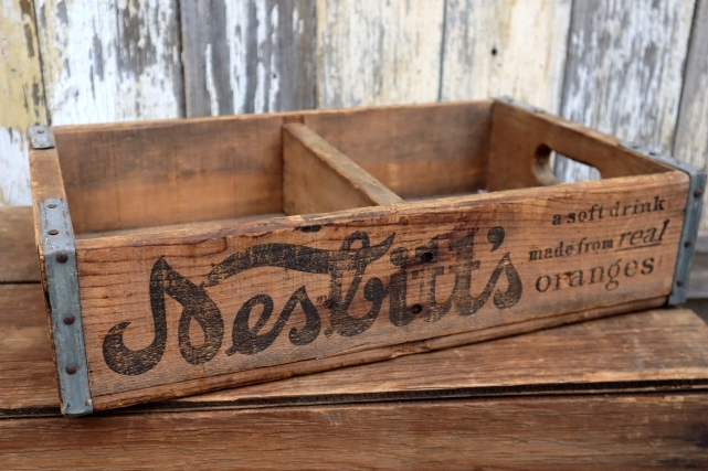 画像1: dp-250401-04 Nesbitt's Oranges / 1950's Wood Box