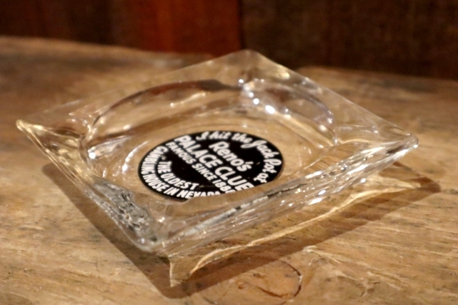 画像3: dp-241106-122 Reno's PALACE CLUB / Vintage Glass Ashtray