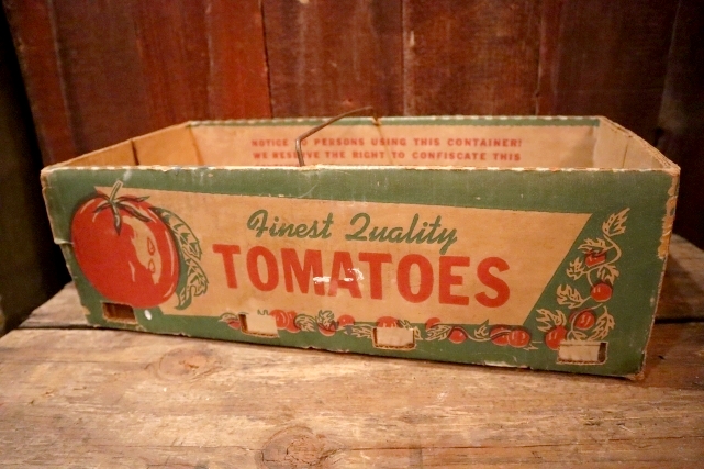 画像1: dp-250319-15 Finest Quality TOMATOES / Vintage Cardboard Box