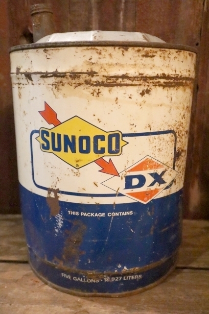 画像1: dp-250618-20 SUNOCO DX 1970's 5 U.S. GALLONS OIL CAN