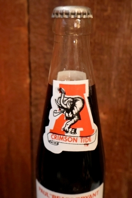 画像3: ck-032 Arizona Crimson Tide "Paul Bear Bryant" / 1980's Coca Cola Bottle