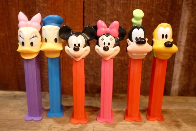 画像1: ct-250618-07 Disney Characters / 1990's PEZ Dispenser set of 6