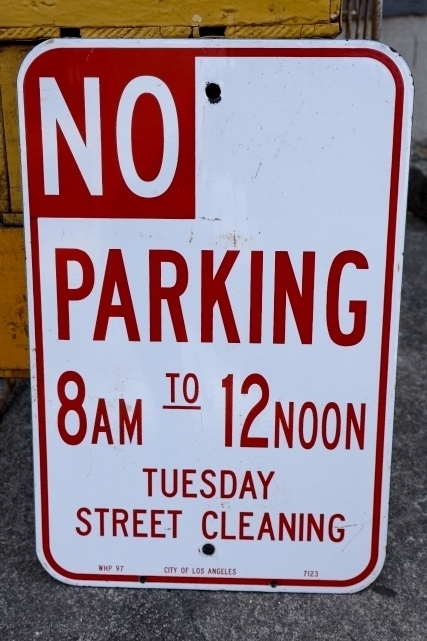 画像1: dp-250701-03 NO PARKING Enamel Road Sign