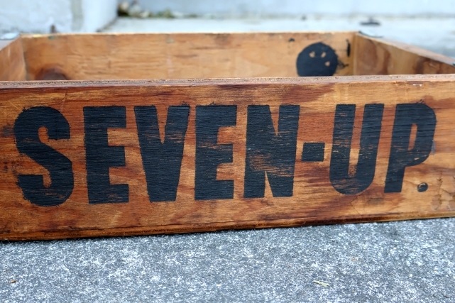 画像5: dp-250722-04 SEVEN UP 7 Up 1970's WOOD BOX